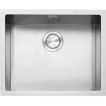 BARAZZA 1QR50S Lavello Incasso | Vasca 50x40 cm, Profondità 27 cm, Acciaio inox AISI 304