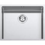 BARAZZA 1QR506 Lavello Incasso | Vasca 50x40 cm, Profondità 27 cm, Acciaio inox AISI 304