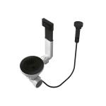 BARAZZA 1SPSN Accessorio lavello Accessorio | Finitura nera, Meccanismo automatico, Facile installazione