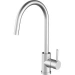 BARAZZA 1RUBMBO1 Miscelatore Lavello | Finitura inox satinato, Rotazione 360°, Cartuccia dischi ceramici