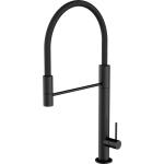 BARAZZA 1RUBCY Miscelatore Lavello | Acciaio inox cromato, Cartuccia dischi ceramici, Rotazione canna 360°