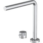 BARAZZA 1RUBTH Miscelatore Lavello | Acciaio inox AISI 316, Comando remoto, Rotazione canna 360°