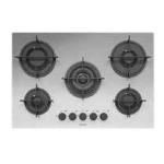 BARAZZA PM75 Piano cottura Incasso | Classe - | 2 gas + 2 doppia corona Chef, Design lineare, Prestazioni elevate