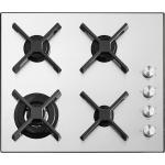 BARAZZA 1PSPT64 Piano cottura a gas Incasso | 4 fuochi + tripla corona, Griglie in ghisa, Acciaio inox AISI 304