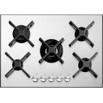 BARAZZA 1PSP75 Piano cottura a gas | Griglie ghisa, Accensione elettronica, Sicurezza gas