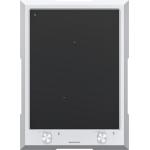 BARAZZA 1PTFID Piano cottura a induzione Libera installazione | 2 zone a induzione, Rilevamento pentole + preriscaldamento, Blocco bambini e spina Schuko