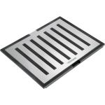 BARAZZA 1TBF Tagliere Accessorio | Acciaio inox AISI 304 e HPL nero, Dimensioni 33x41 cm, Compatibile con lavelli B_Free