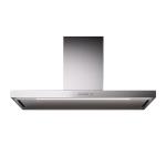 Falmec Plane Nrs Plus 120 Eu Inox 220-240V - 50-60Hz T80 S/Filtro Cappa Parete | Classe A | Aspirazione perimetrale, 800 m³/h, acciaio inox