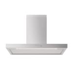 Falmec Plane Plus 120 Eu Bianco 220-240V - 50-60Hz T80 S/Filtro Cappa Parete | Classe A | Motore esterno, Filtro metallico, Design elegante