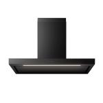 Falmec Plane Plus 90 Eu Nero 220-240V - 50-60Hz T80 S/Filtro Cappa Parete | Classe A | Vetro nero, LED, pulsanti touch