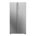 Haier HSW79F18ANMM Frigocongelatore Libera installazione | Classe A | Frigorifero side-by-side da 611 L, classe A, sistema No Frost, illuminazione Daylight, design inox