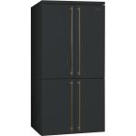 Smeg FQ60CAO6 Frigocongelatore Libera installazione | Classe E | Frigorifero 4 porte, No Frost, finitura antracite