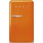 Smeg FAB10ROR6 Frigocongelatore | Libera installazione | Classe energetica F | Colore arancio, Cerniera destra, Frigocongelatore freezer 13 L