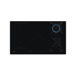 AEG HDB95623NB Piano cottura misto induzione + gas Incasso | 2 Fuochi a Gas, 3 Fuochi induzione, Funzione Bridge, Larghezza 90 cm, colore Nero