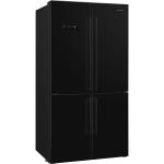 Smeg FQ60NDE Frigocongelatore | Libera installazione | Classe energetica E | Libera installazione, Porta francese, Nero