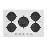 Candy CVG74WTW Piano cottura Incasso | Classe - | 4 fuochi gas, Griglie smaltate, Accensione elettronica