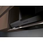 Falmec Virgola Evolution 75 P.E.  Nero 220-240V - 50-60Hz T60 S/Filtro Cappa Parete | Classe - | Aspirazione perimetrale, larghezza 75 cm, colore nero