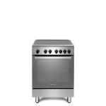 De'Longhi DMX64VL Cucina Libera installazione | Classe A | bianco, vetroceramica 4 zone, multif. 6 funz., vano scaldavivande