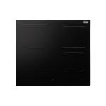 De'Longhi SLI602 Piano cottura a induzione Incasso | Classe 60 | nero, 4 zone induzione OCTA, 1 zone bridge, touch control, da 1Kw, incasso gas 56*48cm