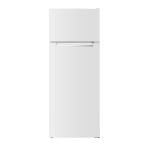 Beko RDSO206K40WN Frigocongelatore Libera installazione | Classe E | Capacità 206 L, NoFrost, ripiani in vetro