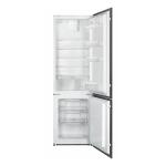 Smeg C41721E Frigocongelatore | Incasso | Classe energetica E | Congelatore 4 stelle, ripiani regolabili, display LED