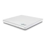 LG/HITACHI MASTERIZZATORE DVD ESTERNO GP60NW60 SLIM USB2.0 WHITE