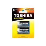 TOSHIBA PILE ALCALINE MEZZA TORCIA LR14GCP BP-2 C