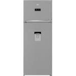 Beko RDNE455E30DZXBN Frigocongelatore Libera installazione | Classe E | 455 L, No Frost, Inox