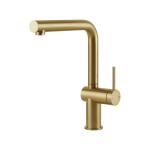 Gessi INEDITO Girevole Gold Brushed PVD - 60431#716 Miscelatore Lavello | Oro Spazzolato Pvd, Canna girevole 360°, Portata regolabile