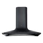 elica SWEET MOON BLACK/F/85 - PRF0201739 Cappa Parete | Classe A | Larghezza 85 cm, Vetro Nero, Classe A