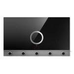 elica NIKOLATESLA UNPLUGGED EVO BLIX/A/90 - PRF0196326 Piano cottura a induzione con cappa aspirante integrata Incasso | Classe A+ | Manopole ergonomiche, vetro nero e alluminio anodizzato, portata intensiva 630 m³/h