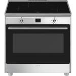Smeg CG90CIXT Cucina | Libera installazione | Classe energetica A | 5 fuochi gas, forno multifunzione, acciaio inox