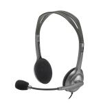 LOGITECH CUFFIA CON MICROFONO H110 GRIGIO 2xJACK 3,5mm 981-000271