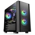 THERMALTAKE PC CASE V150-TG CA-1R1-00S1WN-00 *1VENTOLA NERA INCLUSA