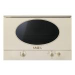 Smeg MP822NPO Forno a microonde Incasso | Classe A | Capacità 22 L, 5 programmi, Grill