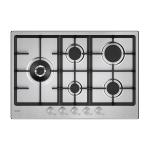 Candy CHG7WL4WTX Piano cottura a gas Incasso | Classe - | 2 fuochi gas, griglie in ghisa, accensione elettronica
