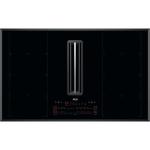 AEG CCE84779FB Piano cottura con cappa aspirante integrata Incasso | Classe A | 4 zone cottura a induzione, funzione Bridge, touch control, vetro nero