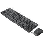 LOGITECH KIT TASTIERA+MOUSE WIRELESS USB GRAPHITE MK295 920-009797