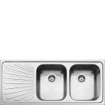 Smeg SP116S Lavello | Incasso | Vasca singola, Acciaio inox, Gocciolatoio integrato