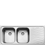 Smeg SP116D Lavello | Incasso | Vasca singola, Acciaio inox, Troppo pieno integrato