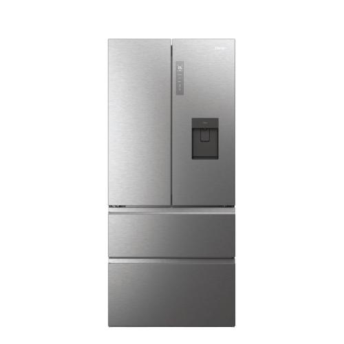 Haier HFW7819EWMP Frigocongelatore Libera installazione | Classe E | 4 porte, No Frost, Luce Led, Platinum Inox