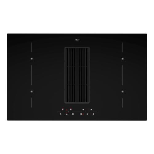 Airforce CCASP83018 Piano cottura a induzione con cappa aspirante integrata Incasso | Classe A+ | Nero, Da incasso, 83 cm