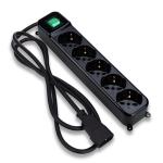 TECNOWARE MULTIPRESA PER UPS IEC 5POSTI SCHUKO/ITA 10A NERO FMP5IECIG