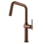 Gessi HABITO Estraibile Copper Brushed PVD - 60652#708 Miscelatore Lavello | Rame Spazzolato Pvd, Doccetta estraibile, Tubo flessibile estensibile