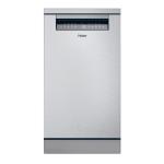 Haier XF1C3TB1FX Lavastoviglie | Libera installazione | Classe energetica C | Libera installazione, Compatta (45 cm), Acciaio inox