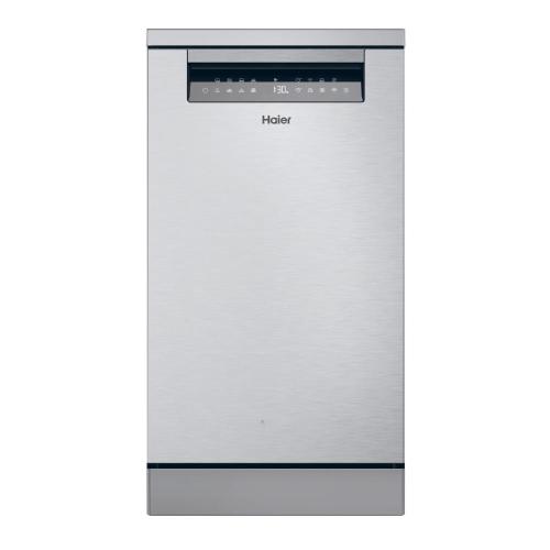 Haier XF1C3TB1FX Lavastoviglie Libera installazione | Classe C | Libera installazione, Compatta (45 cm), Acciaio inox