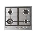Candy CDIH6GBFE4WX Piano cottura a gas Incasso | Classe N/A | 4 fuochi, Bruciatore Wok, Griglie in ghisa