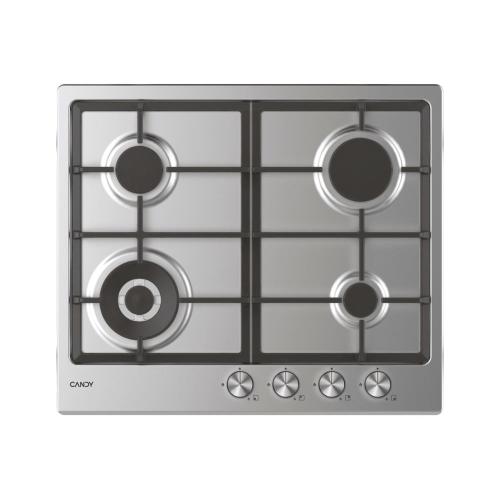 Candy CDIH6GBFE4WX Piano cottura a gas Incasso | Classe N/A | 4 fuochi, Bruciatore Wok, Griglie in ghisa