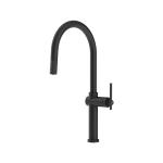 Gessi HABITO Estraibile Matte Black - 60672#299 Miscelatore Lavello | Nero Opaco, Doccetta estraibile, Tubo flessibile estensibile
