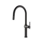 Gessi HABITO Estraibile Black Metal Brushed PVD - 60672#707 Miscelatore Lavello | Nero Metal Spazzolato Pvd, Doccetta estraibile, Tubo flessibile estensibile